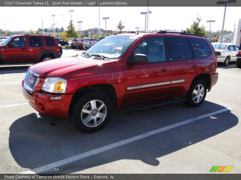 Sport Red Metallic / Light Cashmere/Ebony 2007 Chevrolet Tahoe LS