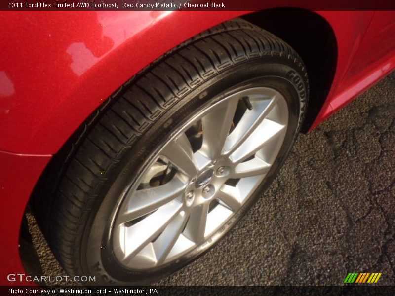 Red Candy Metallic / Charcoal Black 2011 Ford Flex Limited AWD EcoBoost
