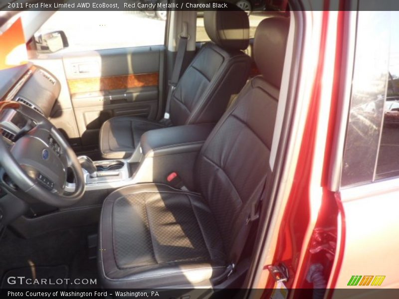 Red Candy Metallic / Charcoal Black 2011 Ford Flex Limited AWD EcoBoost