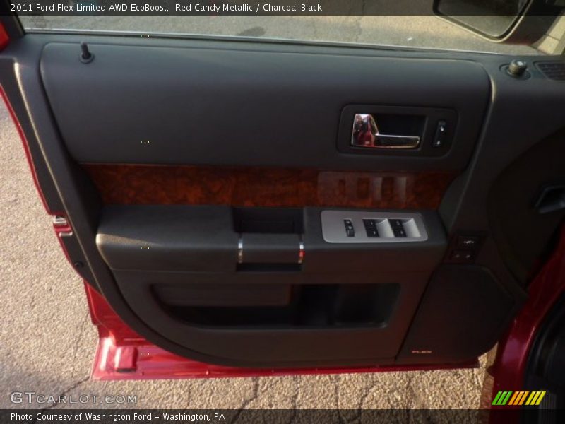 Red Candy Metallic / Charcoal Black 2011 Ford Flex Limited AWD EcoBoost