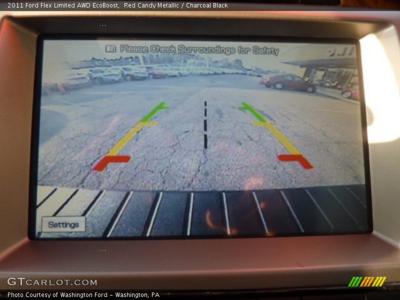 Red Candy Metallic / Charcoal Black 2011 Ford Flex Limited AWD EcoBoost