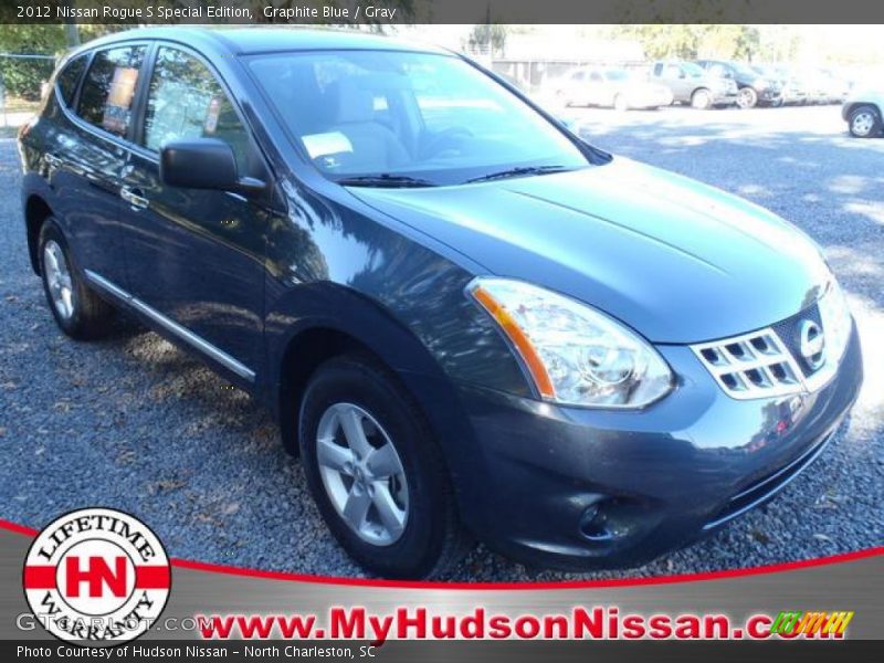 Graphite Blue / Gray 2012 Nissan Rogue S Special Edition