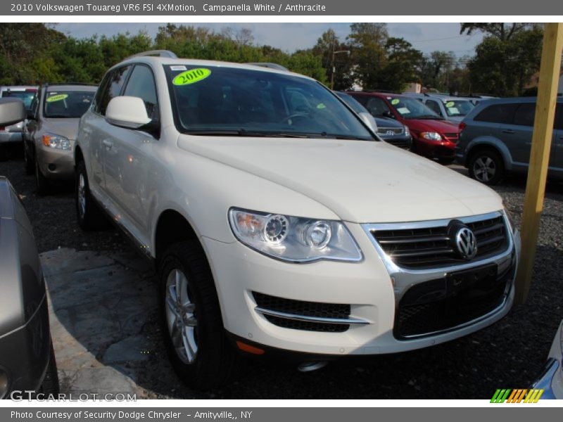 Campanella White / Anthracite 2010 Volkswagen Touareg VR6 FSI 4XMotion