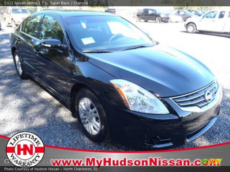Super Black / Charcoal 2012 Nissan Altima 2.5 S