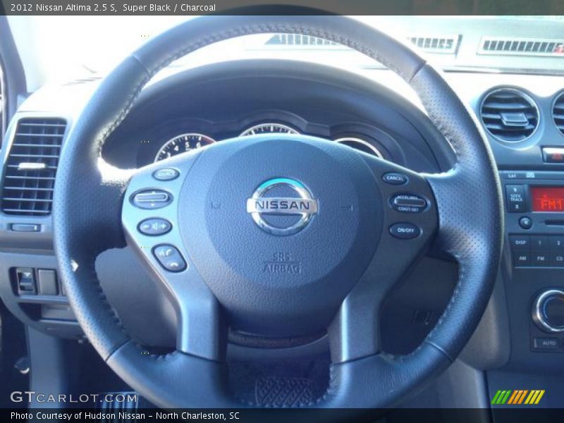 Super Black / Charcoal 2012 Nissan Altima 2.5 S