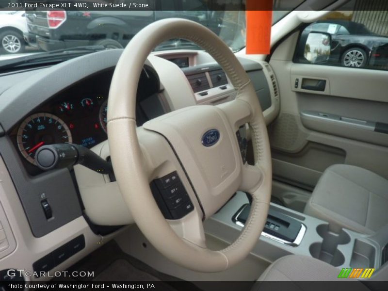 White Suede / Stone 2011 Ford Escape XLT 4WD