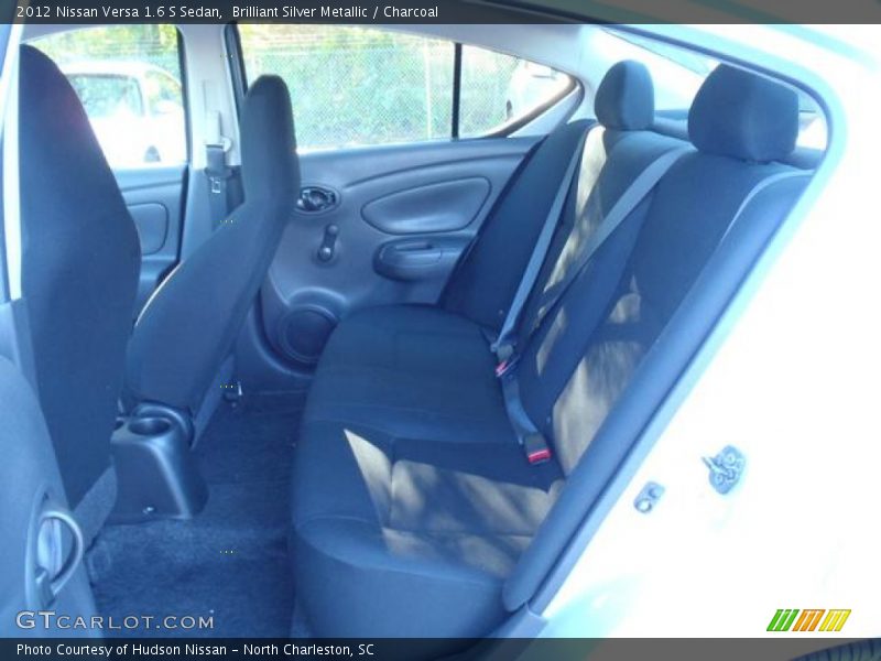 Brilliant Silver Metallic / Charcoal 2012 Nissan Versa 1.6 S Sedan