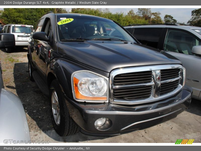 Graphite Metallic / Medium Slate Gray 2004 Dodge Durango SLT 4x4