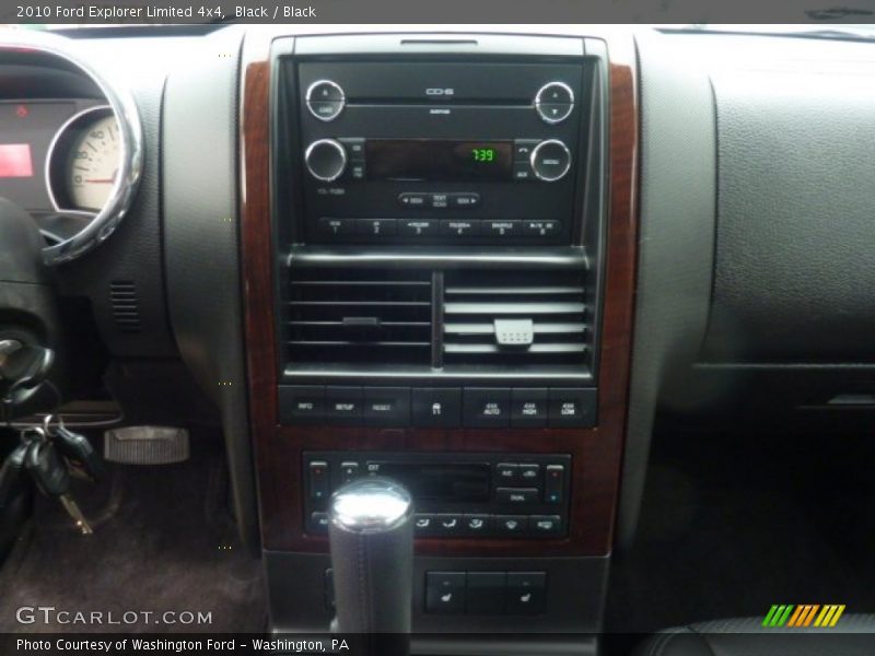 Controls of 2010 Explorer Limited 4x4