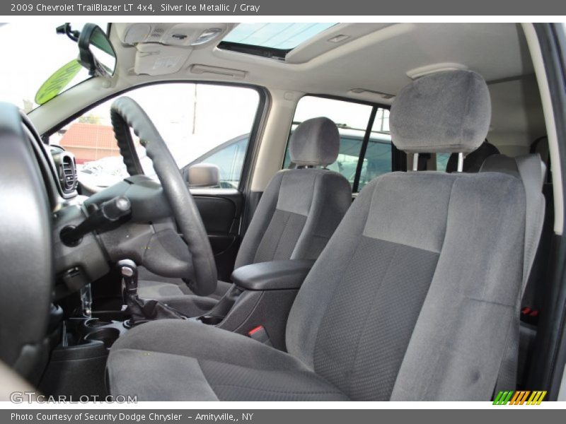 Silver Ice Metallic / Gray 2009 Chevrolet TrailBlazer LT 4x4