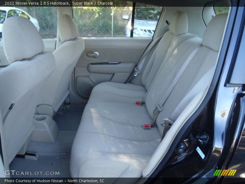 Super Black / Charcoal 2012 Nissan Versa 1.8 S Hatchback