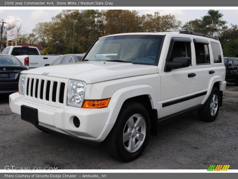 Stone White / Medium Slate Gray 2006 Jeep Commander 4x4