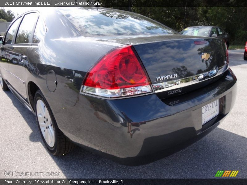 Cyber Gray Metallic / Gray 2011 Chevrolet Impala LS