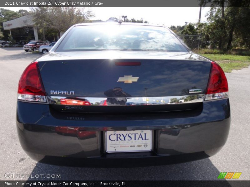 Cyber Gray Metallic / Gray 2011 Chevrolet Impala LS