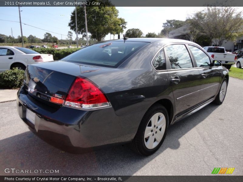 Cyber Gray Metallic / Gray 2011 Chevrolet Impala LS