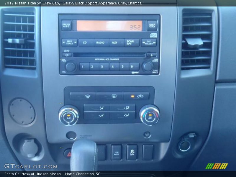 Galaxy Black / Sport Apperance Gray/Charcoal 2012 Nissan Titan SV Crew Cab