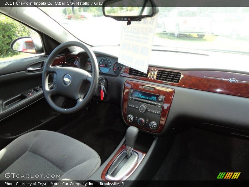 Cyber Gray Metallic / Gray 2011 Chevrolet Impala LS