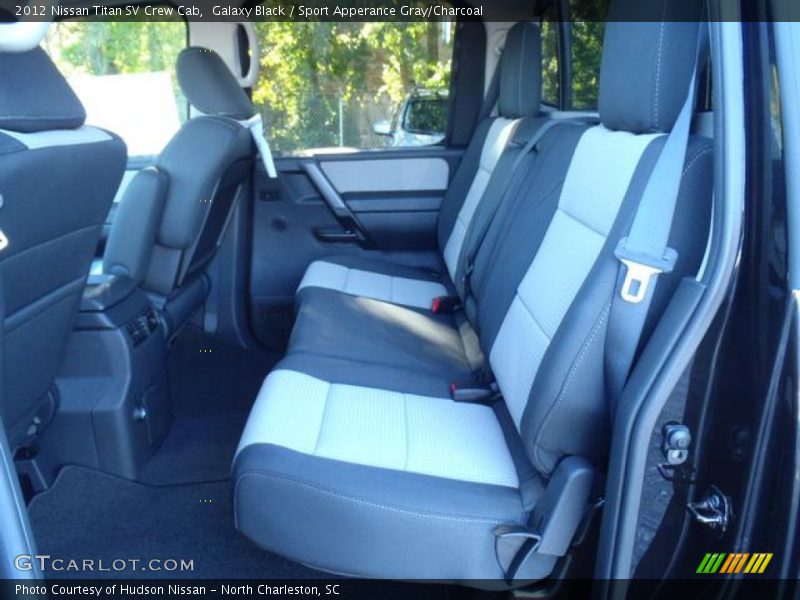 Galaxy Black / Sport Apperance Gray/Charcoal 2012 Nissan Titan SV Crew Cab