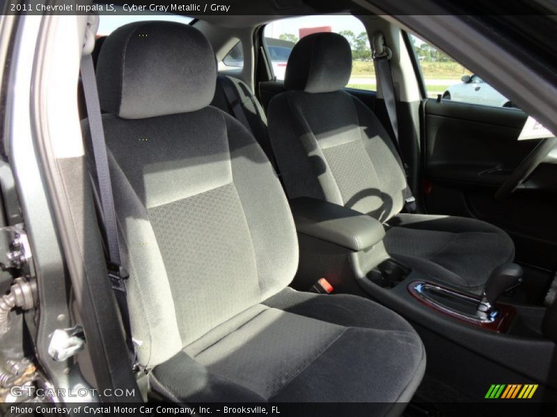 Cyber Gray Metallic / Gray 2011 Chevrolet Impala LS