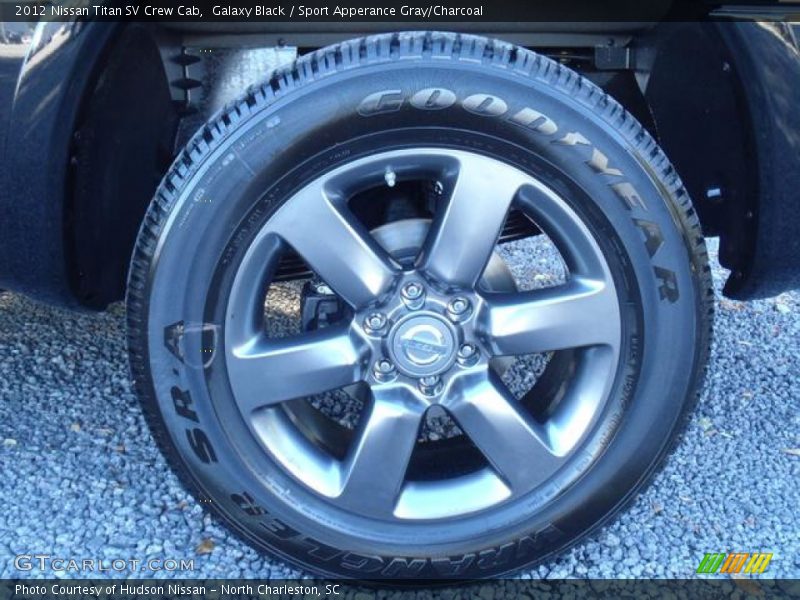 Galaxy Black / Sport Apperance Gray/Charcoal 2012 Nissan Titan SV Crew Cab