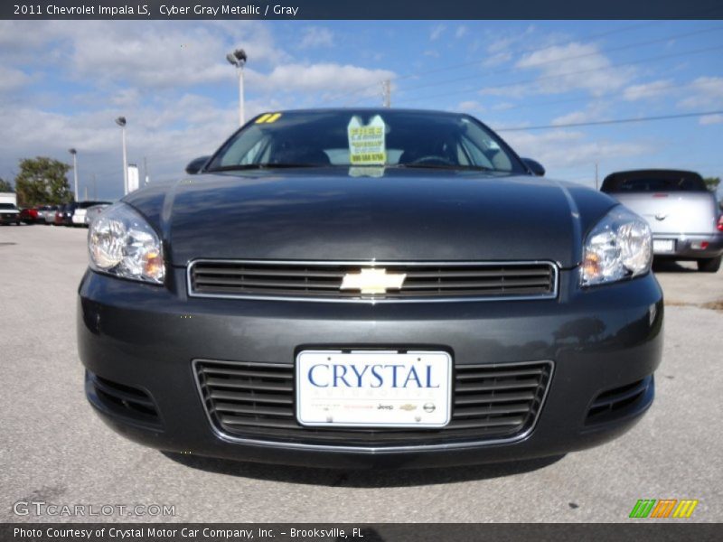 Cyber Gray Metallic / Gray 2011 Chevrolet Impala LS