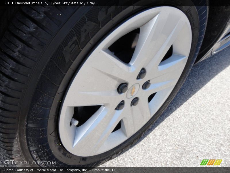 Cyber Gray Metallic / Gray 2011 Chevrolet Impala LS