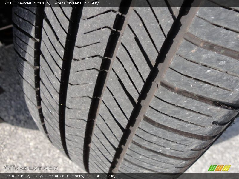 Cyber Gray Metallic / Gray 2011 Chevrolet Impala LS