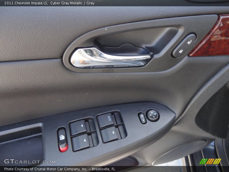 Cyber Gray Metallic / Gray 2011 Chevrolet Impala LS