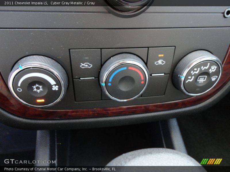 Cyber Gray Metallic / Gray 2011 Chevrolet Impala LS