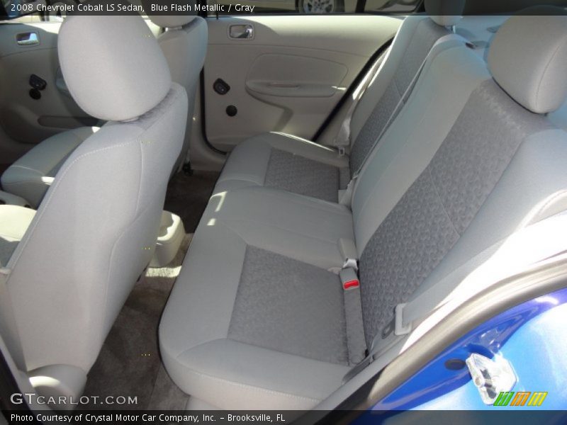 Blue Flash Metallic / Gray 2008 Chevrolet Cobalt LS Sedan