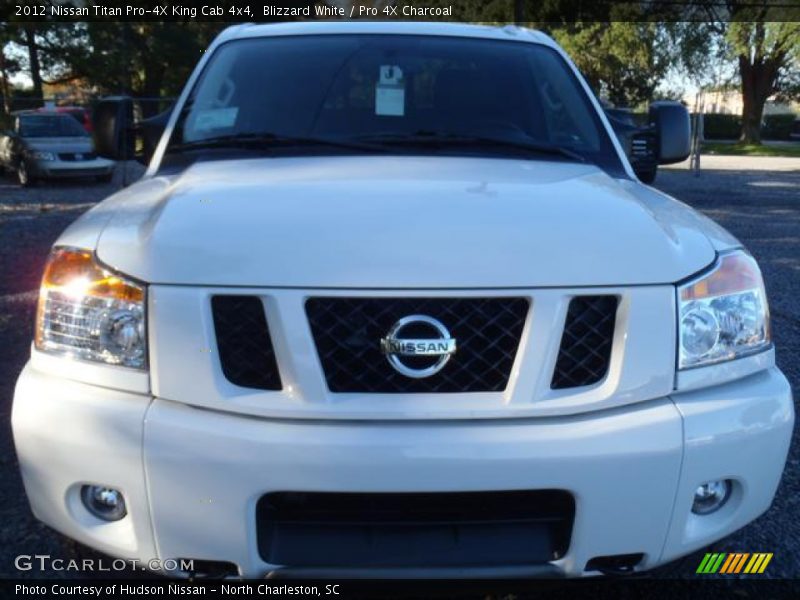 Blizzard White / Pro 4X Charcoal 2012 Nissan Titan Pro-4X King Cab 4x4
