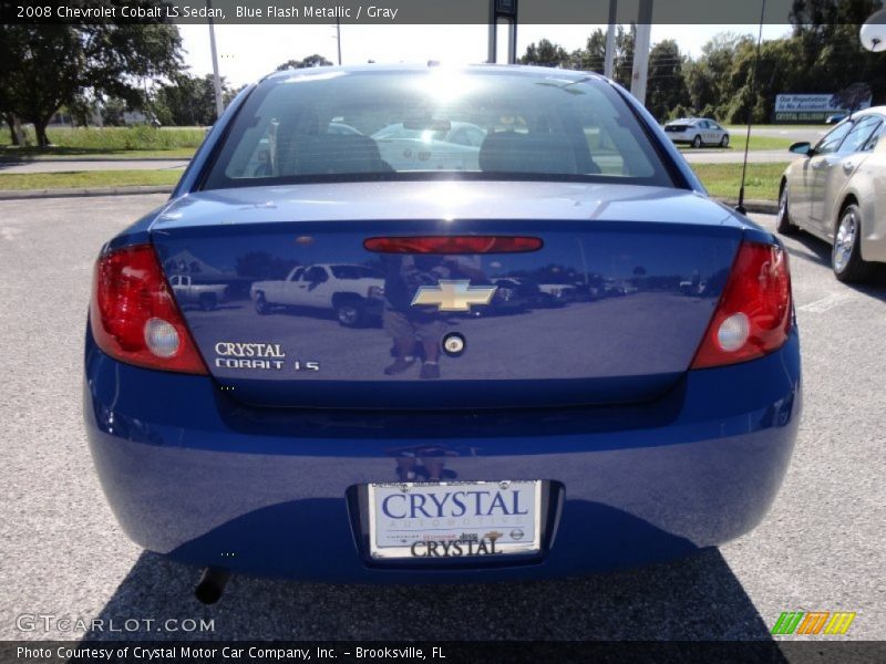 Blue Flash Metallic / Gray 2008 Chevrolet Cobalt LS Sedan