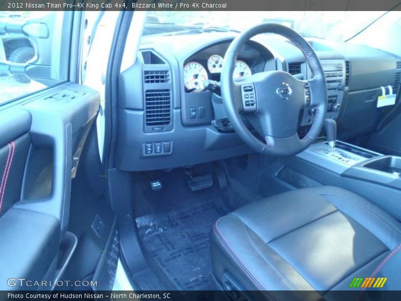  2012 Titan Pro-4X King Cab 4x4 Pro 4X Charcoal Interior