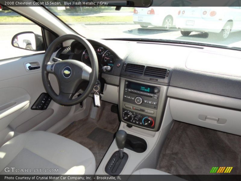 Blue Flash Metallic / Gray 2008 Chevrolet Cobalt LS Sedan