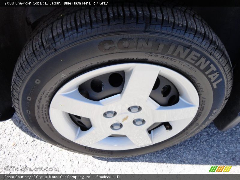 Blue Flash Metallic / Gray 2008 Chevrolet Cobalt LS Sedan