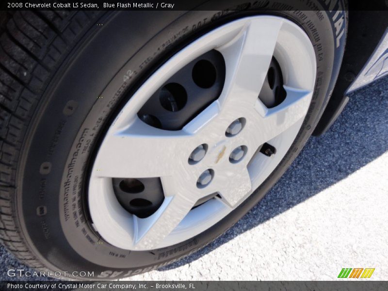 Blue Flash Metallic / Gray 2008 Chevrolet Cobalt LS Sedan