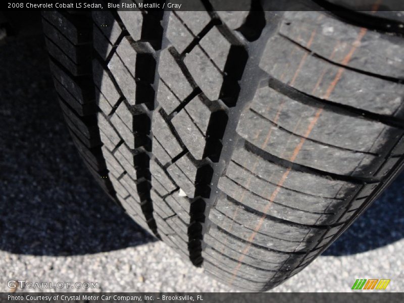Blue Flash Metallic / Gray 2008 Chevrolet Cobalt LS Sedan