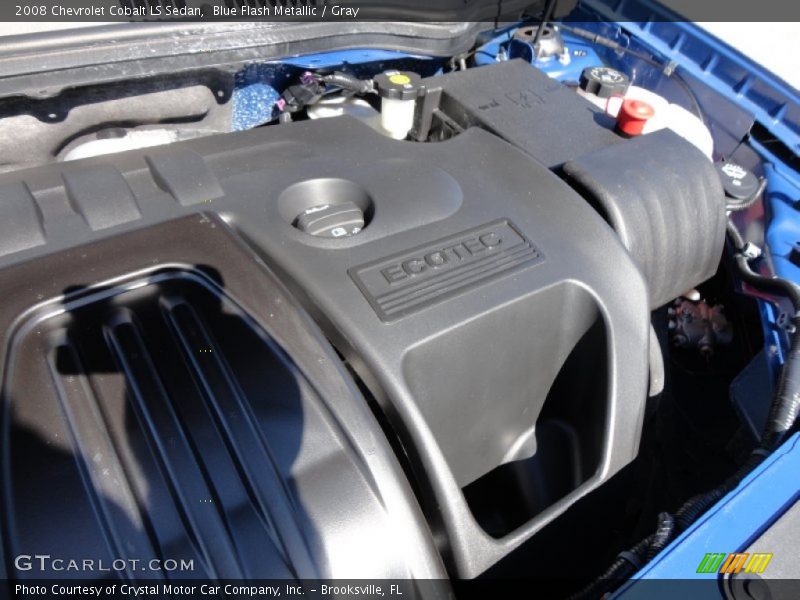Blue Flash Metallic / Gray 2008 Chevrolet Cobalt LS Sedan