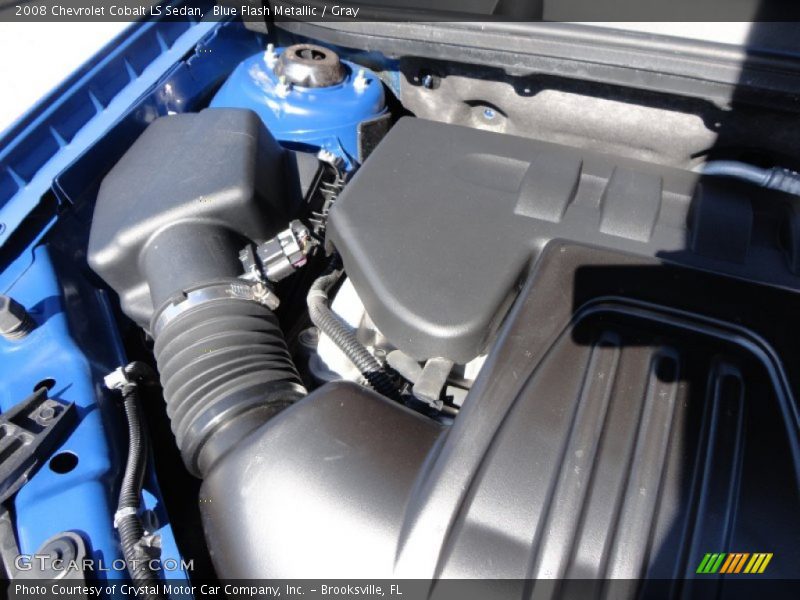 Blue Flash Metallic / Gray 2008 Chevrolet Cobalt LS Sedan