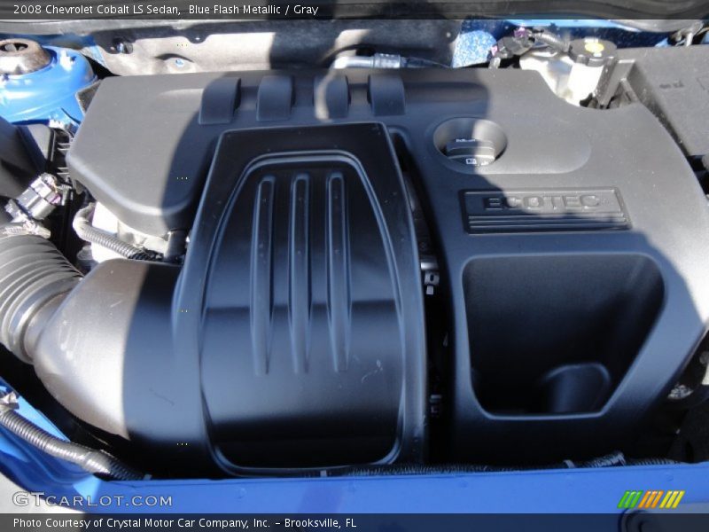 Blue Flash Metallic / Gray 2008 Chevrolet Cobalt LS Sedan