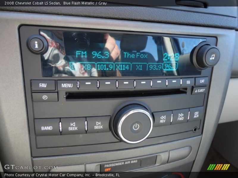 Blue Flash Metallic / Gray 2008 Chevrolet Cobalt LS Sedan