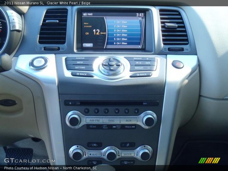 Glacier White Pearl / Beige 2011 Nissan Murano SL