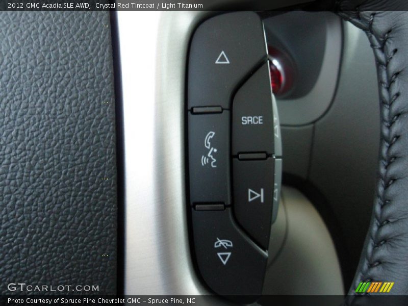 Crystal Red Tintcoat / Light Titanium 2012 GMC Acadia SLE AWD