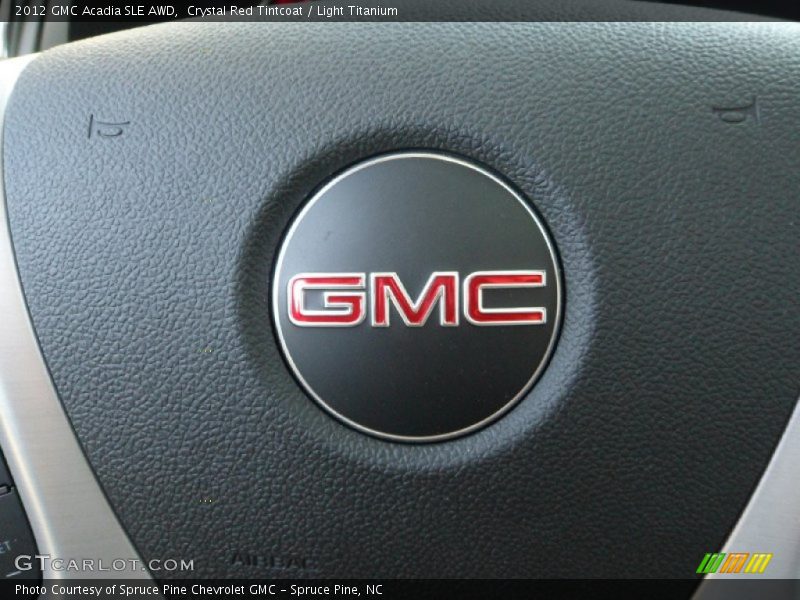 Crystal Red Tintcoat / Light Titanium 2012 GMC Acadia SLE AWD