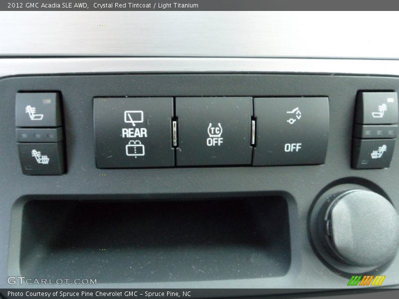 Controls of 2012 Acadia SLE AWD