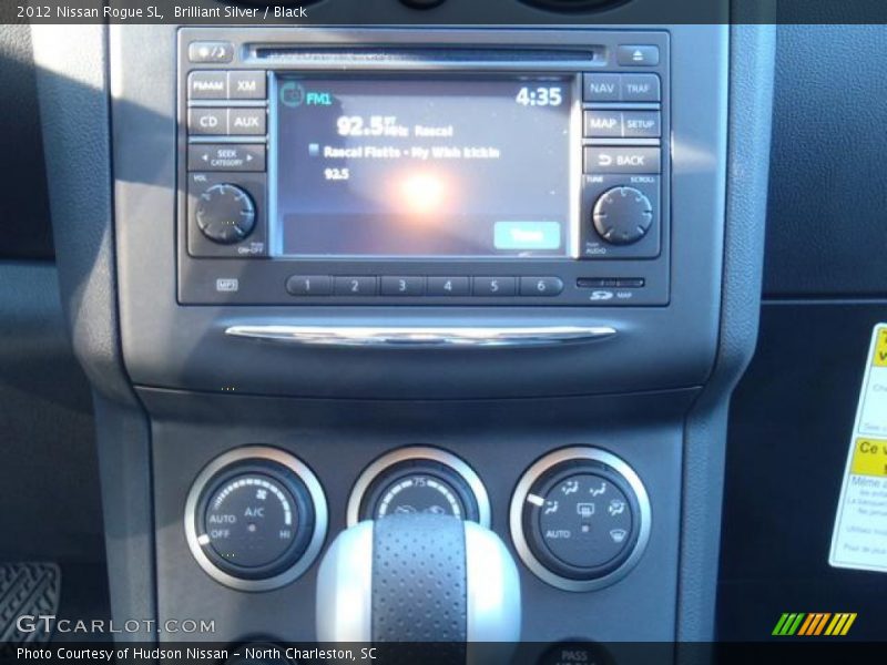 Brilliant Silver / Black 2012 Nissan Rogue SL