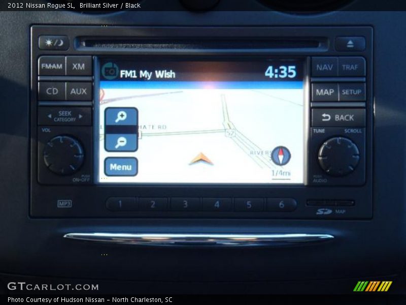 Brilliant Silver / Black 2012 Nissan Rogue SL