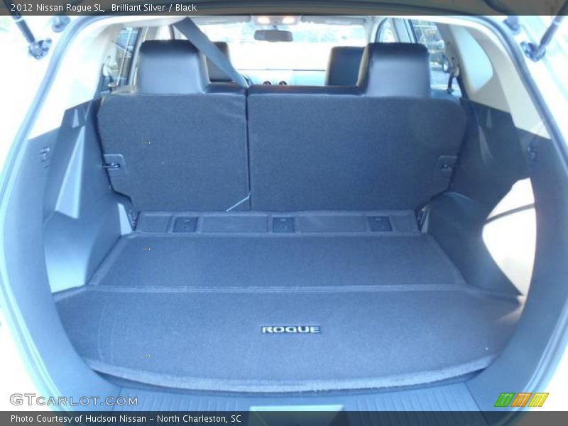 Brilliant Silver / Black 2012 Nissan Rogue SL