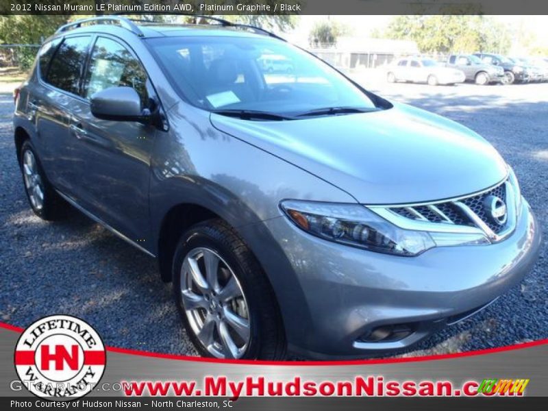 Platinum Graphite / Black 2012 Nissan Murano LE Platinum Edition AWD