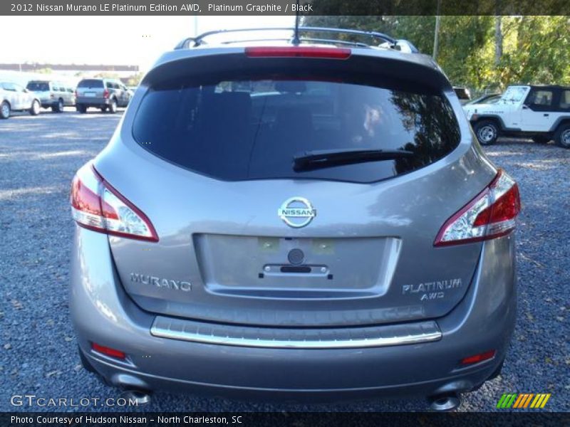 Platinum Graphite / Black 2012 Nissan Murano LE Platinum Edition AWD